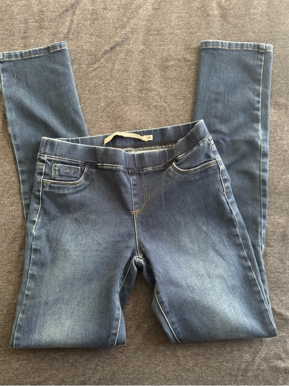 Kids Tractr Blue Skinny Jeggings